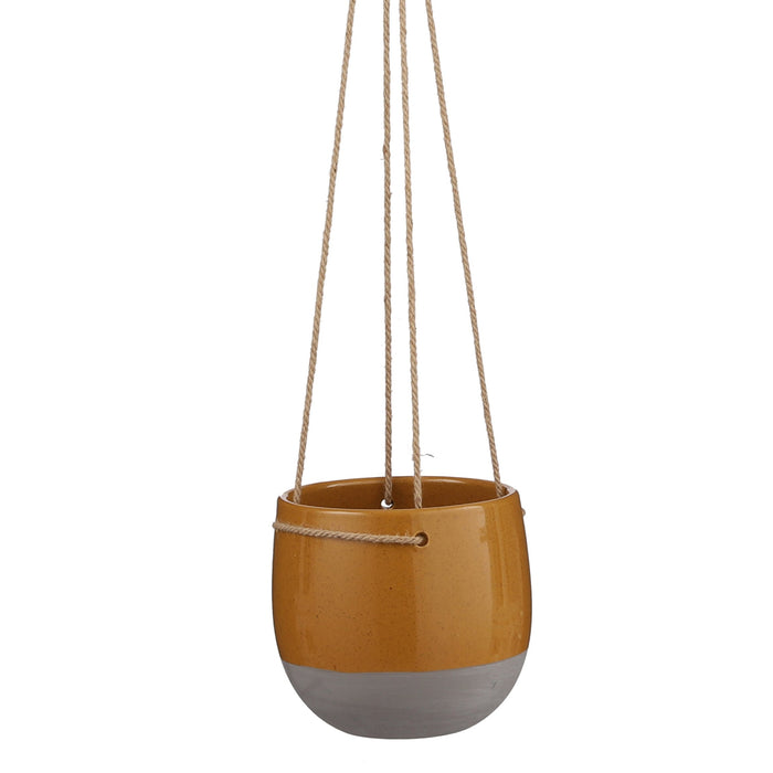 Resa Hanging Pot - D18.5cm - Ochre