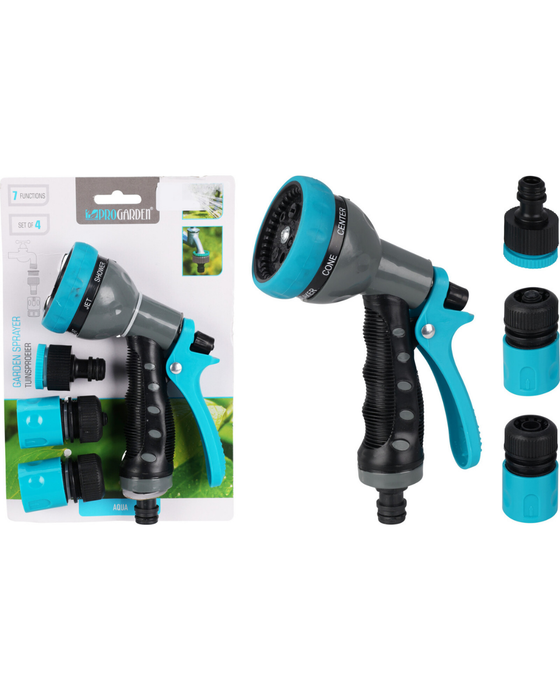 Garden hose accessories with sprayer - 7 functions