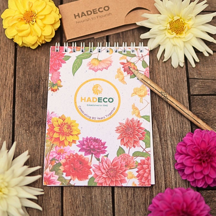 Floral Plantable Notepad & Pencil Set - 2 Options