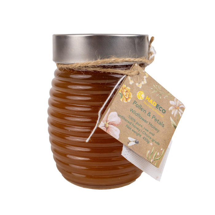 Pollen & Petals - Honey by Hadeco - Wildflowers 450g