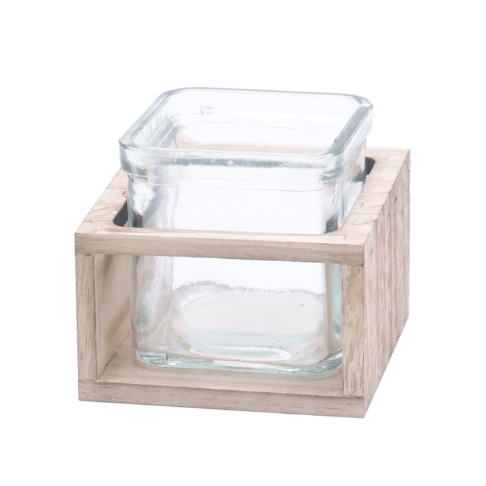 Woody Square Glass - Single - H9cm