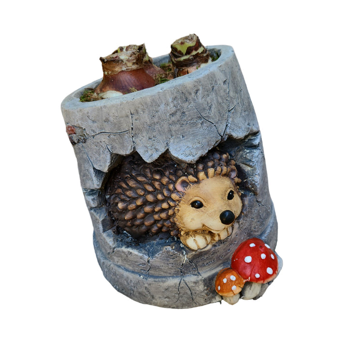 Hedgehog Trunk Flower Pot - planting Diameter 14.5cm