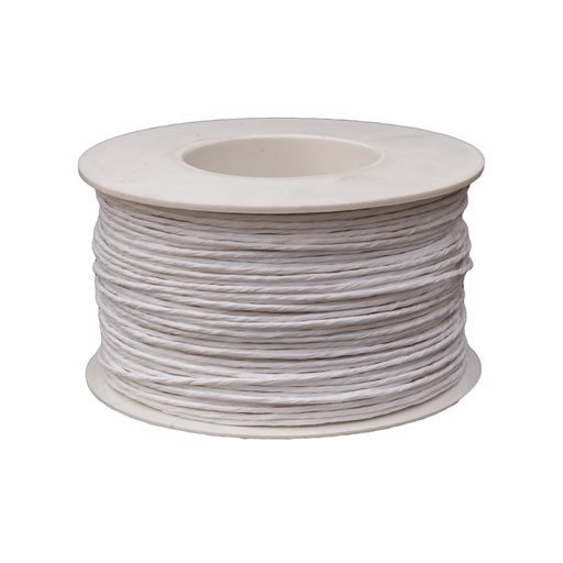 Paper Covered Wire - White (2mm x 100mm) 1